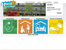 Tablet Screenshot of hopitalhoudan.fr